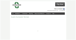 Desktop Screenshot of centralwasteinc.com