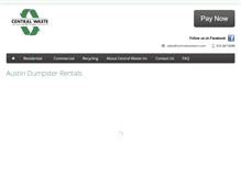 Tablet Screenshot of centralwasteinc.com
